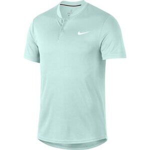Nike Tennis Henley, Teal, Large